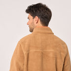 Pull En Sherpa Col Zippé - Dune