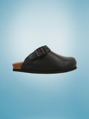 Zuecos Shetland Piel Engrasada Negro