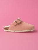 Zuecos de maquillaje de lana y terciopelo Shetland