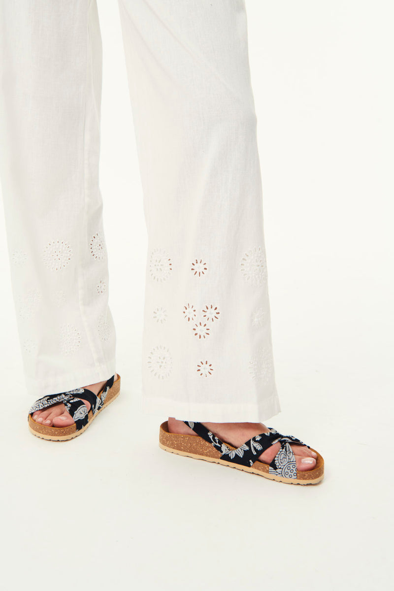 Shiny Pants - Ecru
