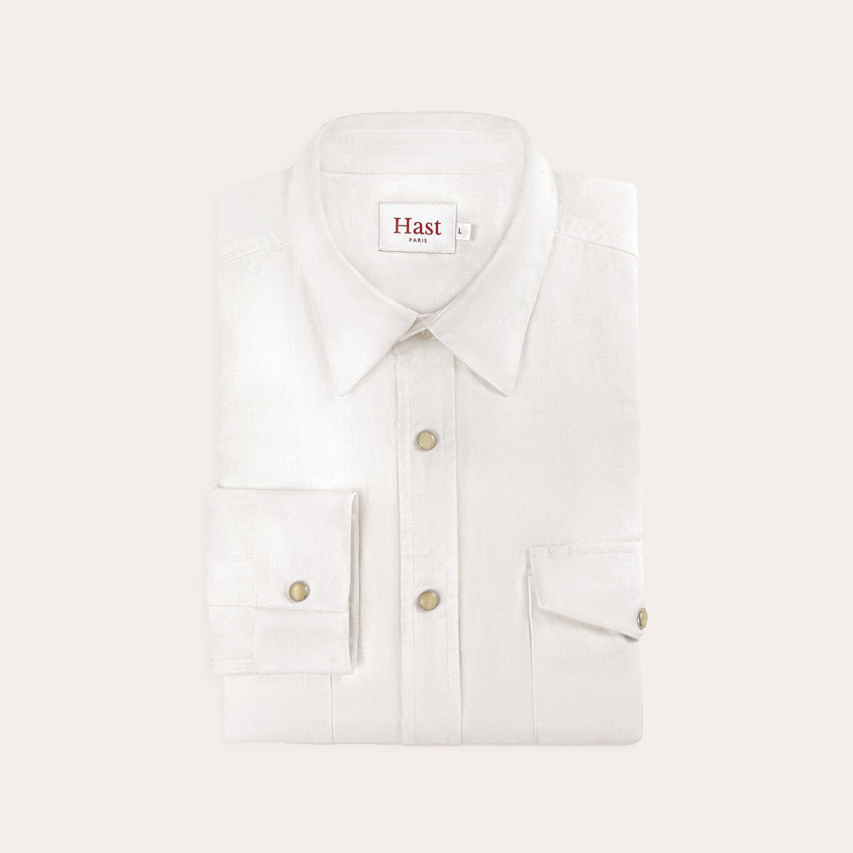 Chemise Western Écrue