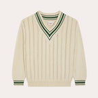 Pull Cricket En Coton Écru