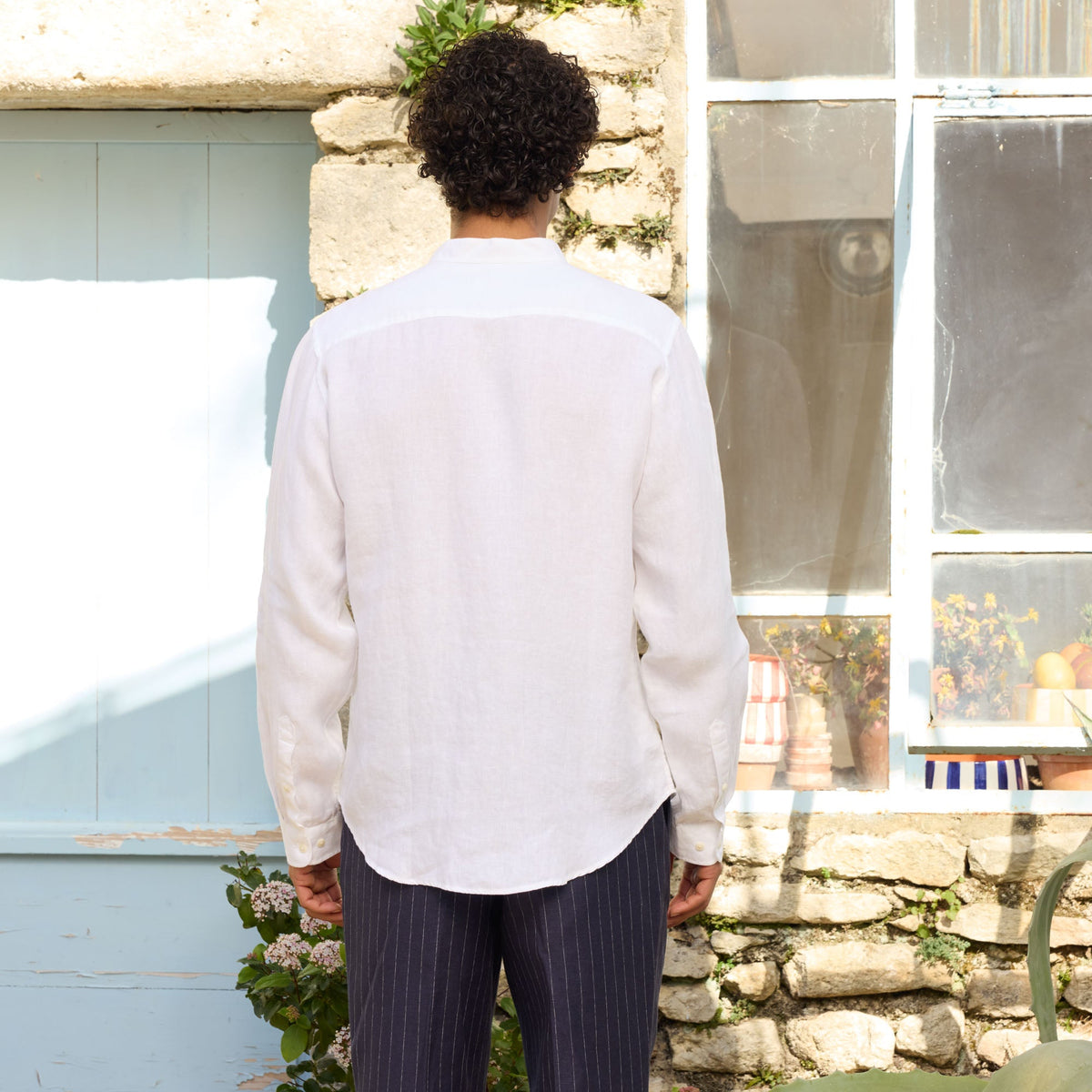Chemise En Lin Blanche