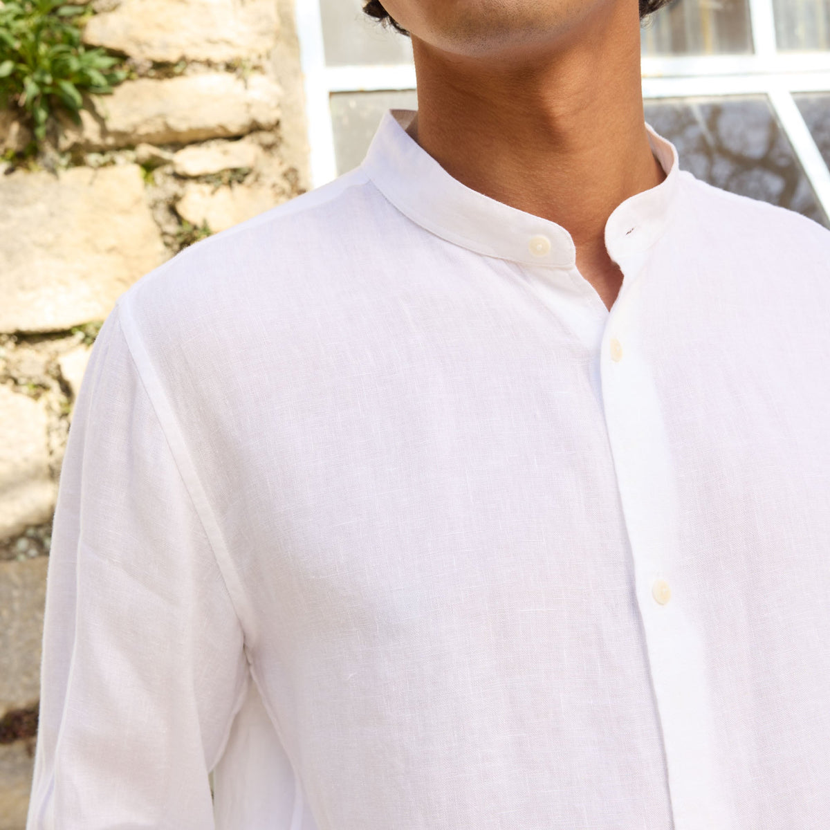 Chemise En Lin Blanche