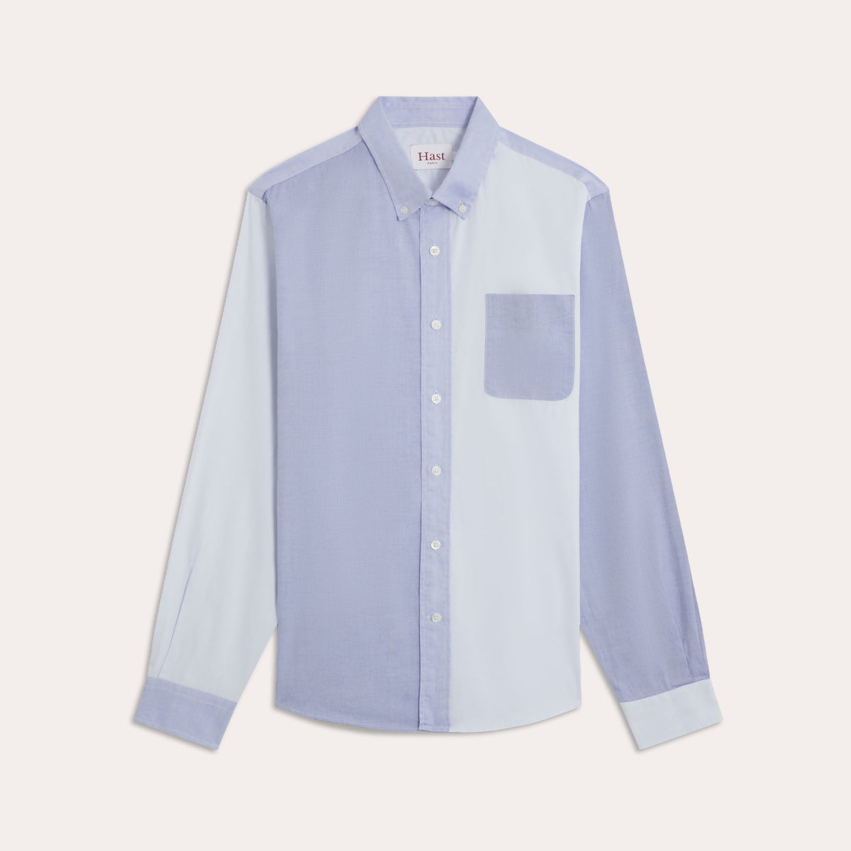 Fun Shirt  En Oxford Double Retors Bleue
