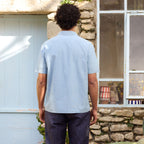 Chemise À Manches Courtes En Chambray