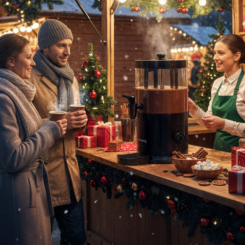 Distributeur De Chocolat Chaud 6L - Noir