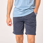 Bermuda En 100% Coton Bio - Bleu