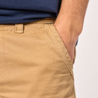 100% Organic Cotton Bermuda Shorts - Beige