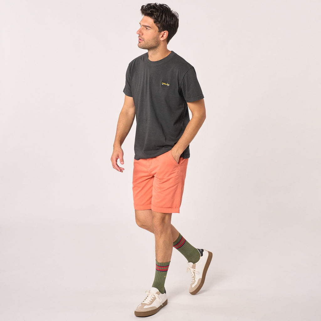 100% Organic Cotton Shorts - Orange