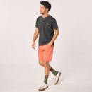 Bermuda En 100% Coton Bio - Orange