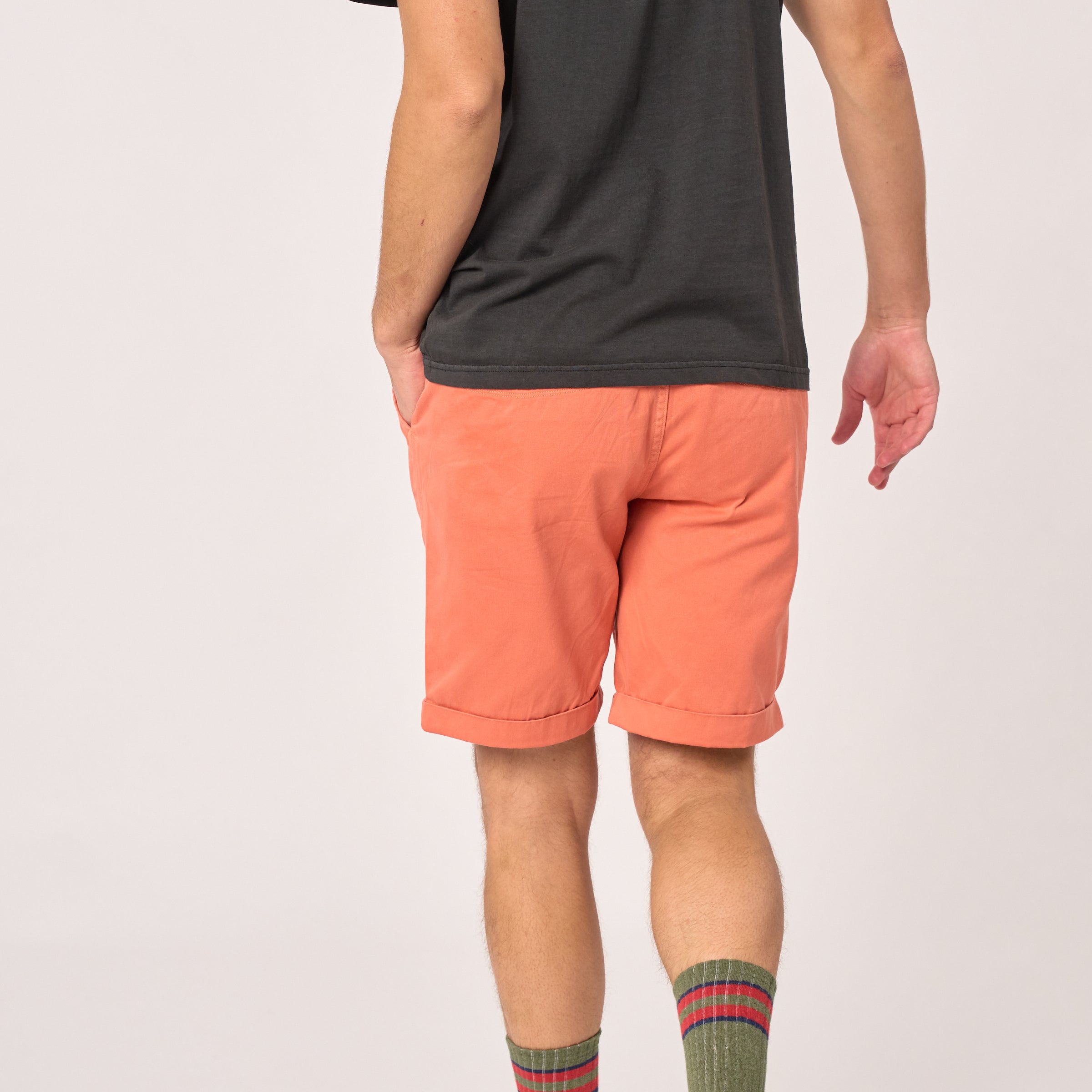 100% Organic Cotton Shorts - Orange