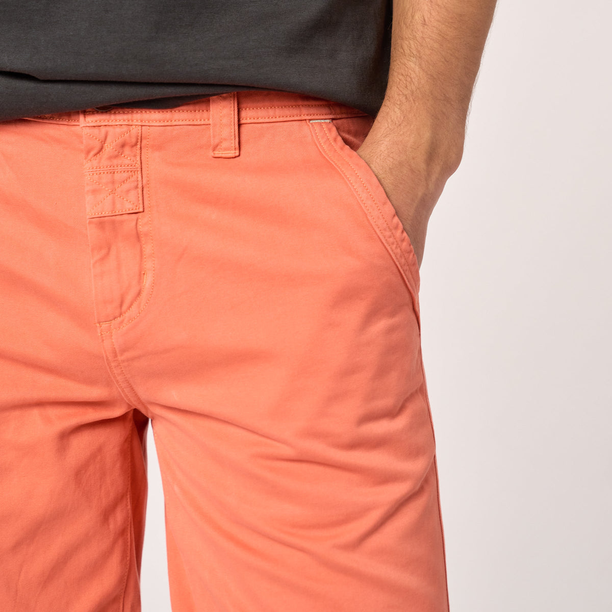 100% Organic Cotton Shorts - Orange