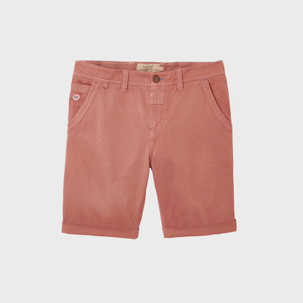 Bermuda En 100% Coton Bio - Rose Saumon
