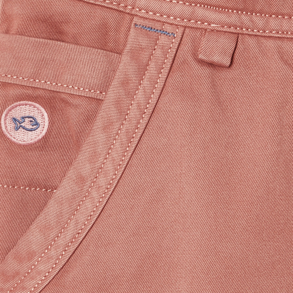 Bermuda En 100% Coton Bio - Rose Saumon