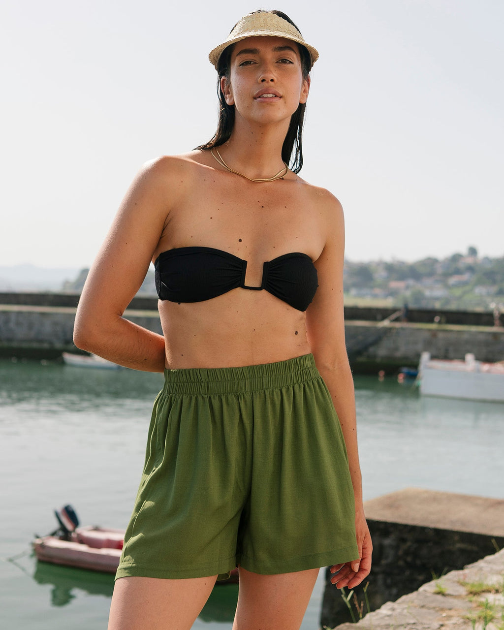 Short Geraldine Kaki