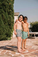 Short De Bain Chico Rayures Bleu Grec