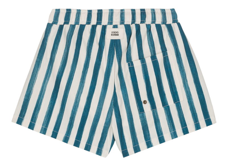 Short De Bain Chico Rayures Bleu Grec