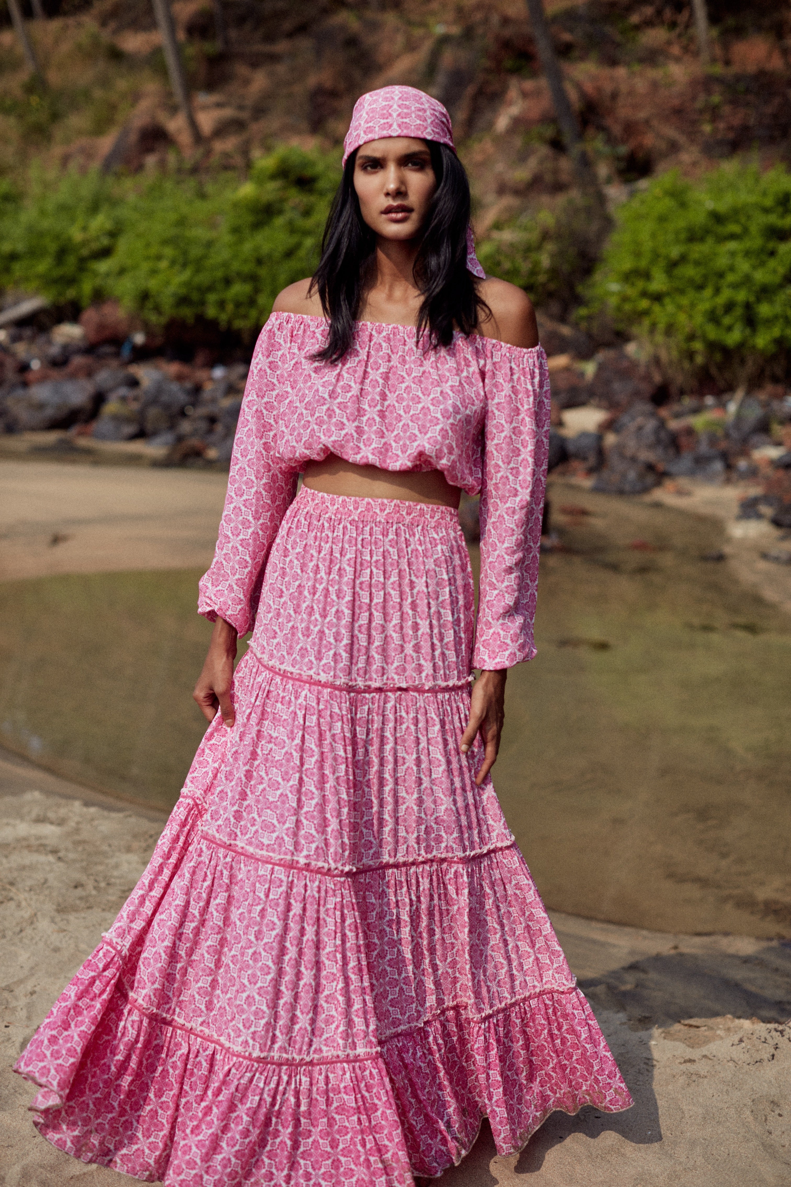 Enagua Marine - Pink Lotus