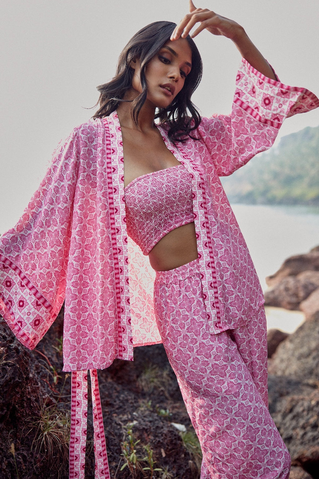 Kenza Trousers - Pink Lotus