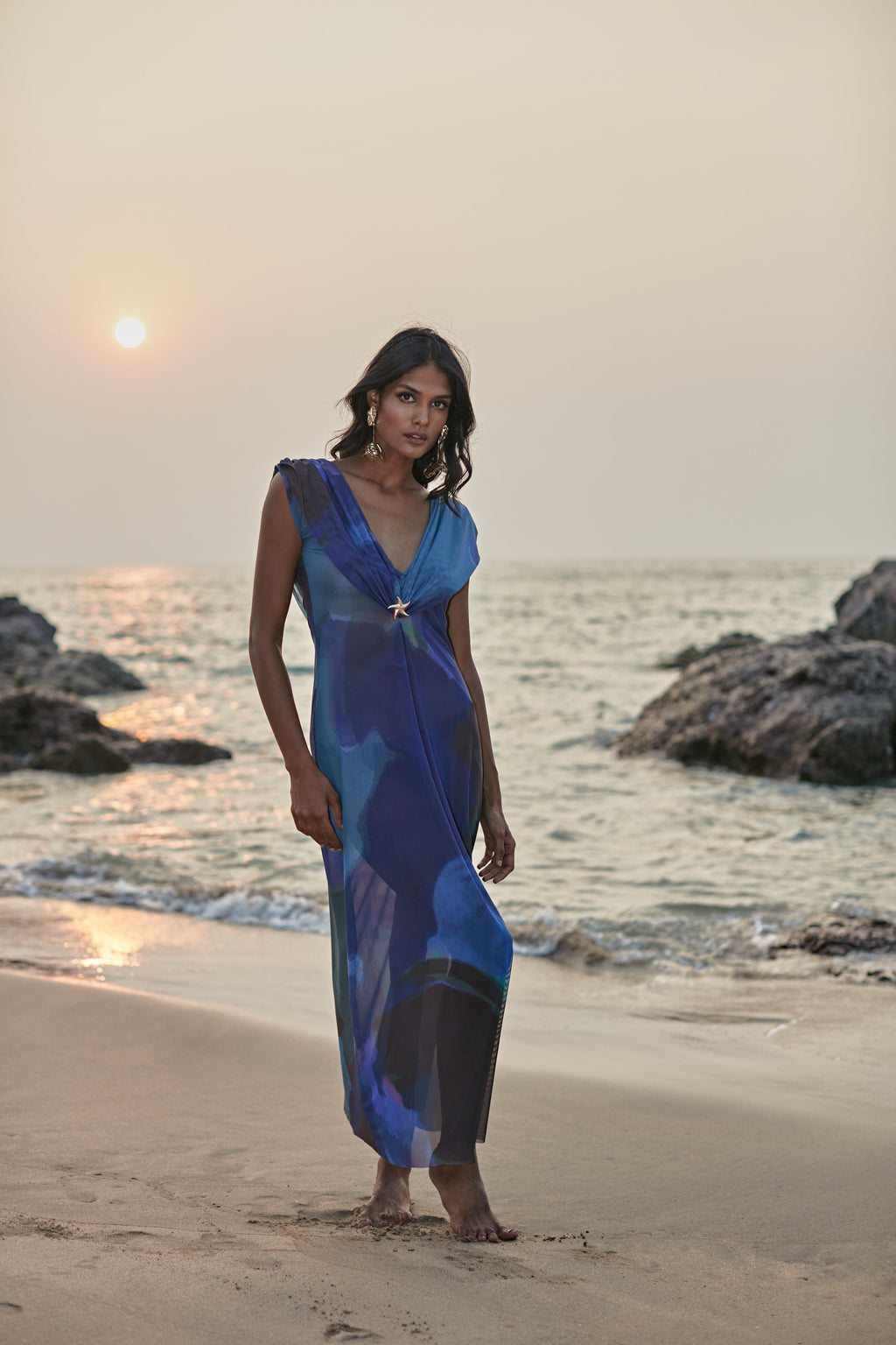 Davina Dress - Deep Sea