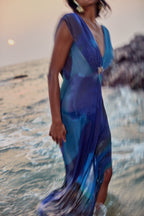 Davina Dress - Deep Sea