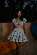 Paula Skirt - Black Gingham