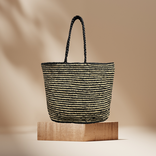 Sibatu bag - Beige & Black