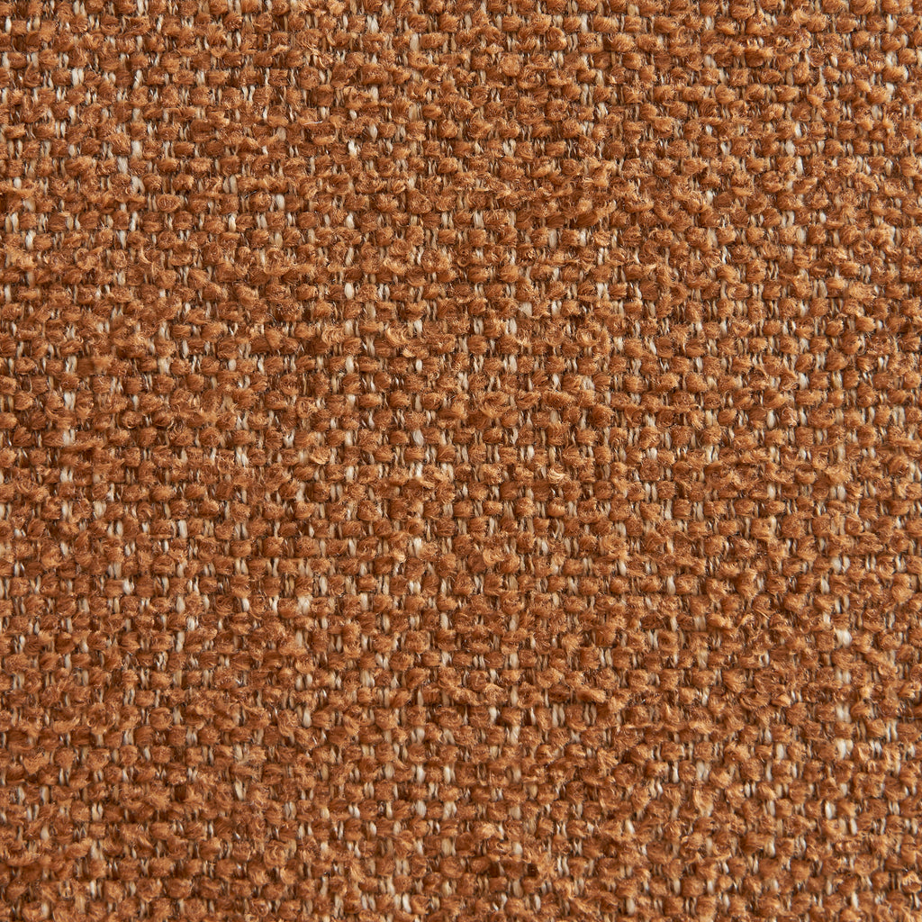 Ciara - Chaises - Bouclette - Terracotta Et Pieds Métal Noir
