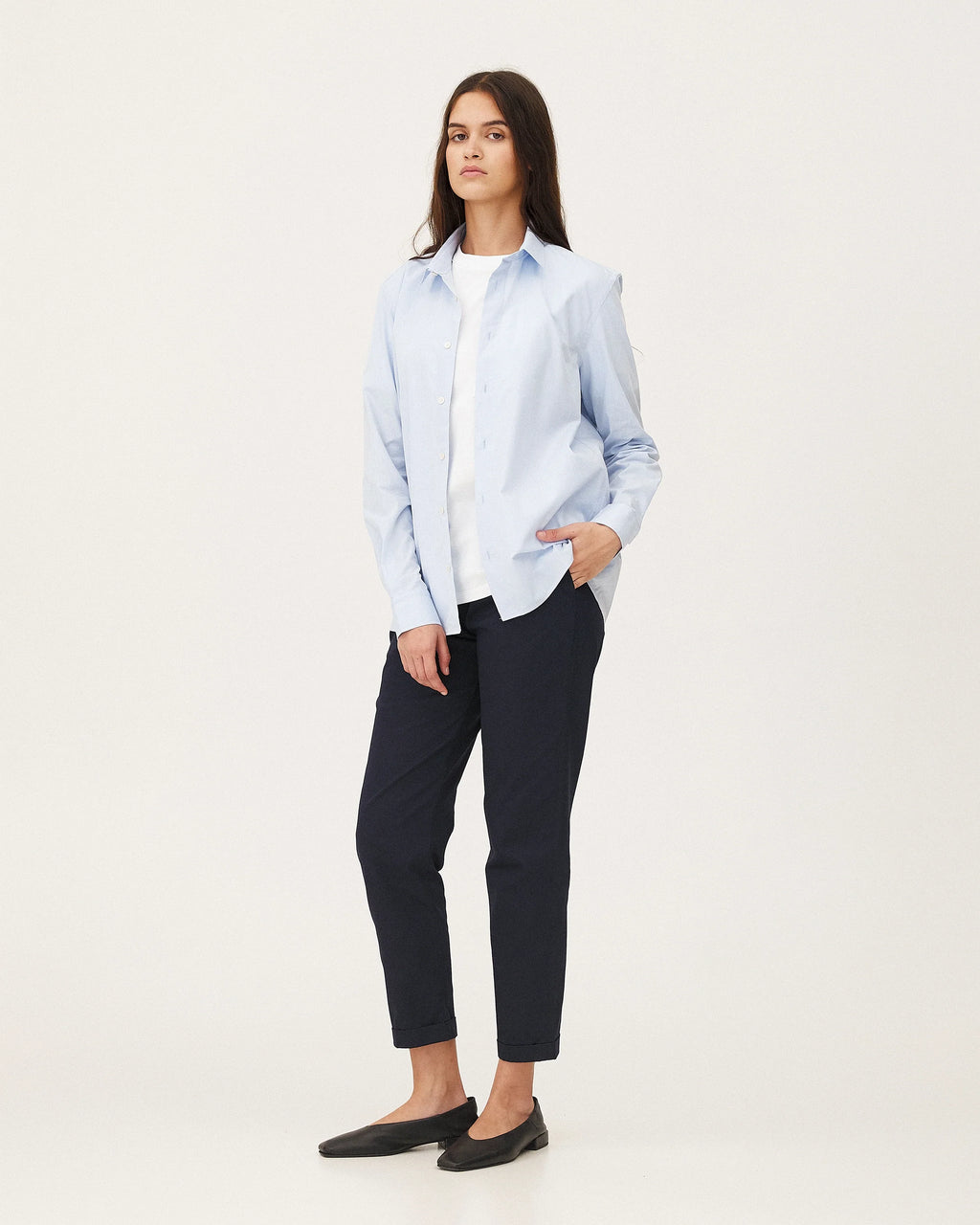 Pantalon Sienna Navy Coton
