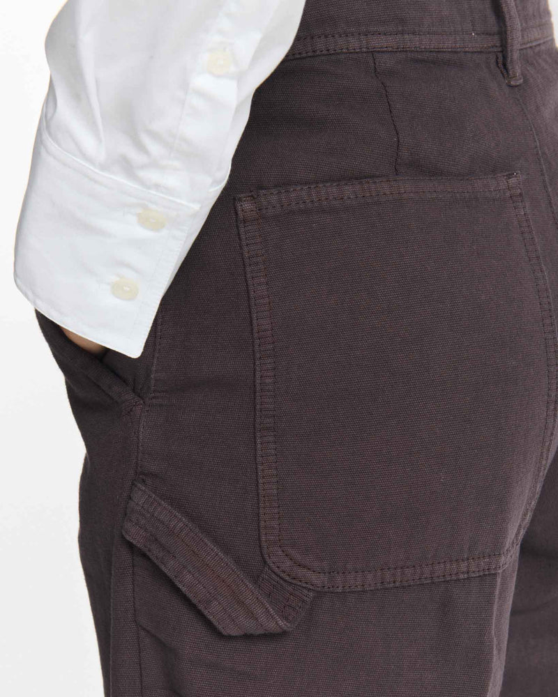 pantalon large sierra canvas chocolat labdip