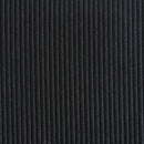 Lot De 2 Chaises Frida - Velours Côtelé Noir Pieds Métal Noir