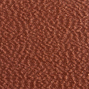 Lot De 2 Chaises Frida - Tissu Bouclette Terracotta Pieds Métal Noir