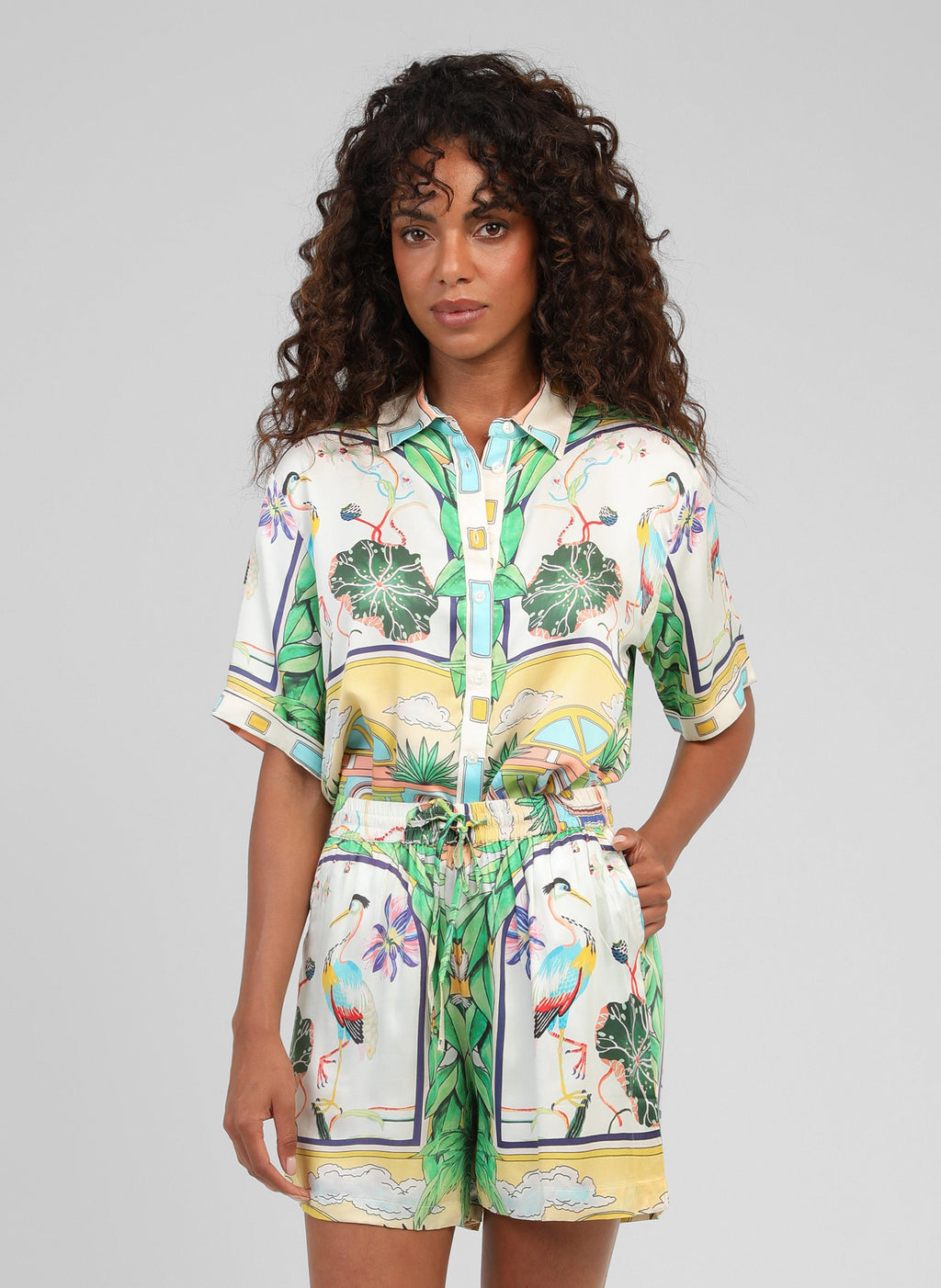 Chemise Silvaly Naturalia Ciel