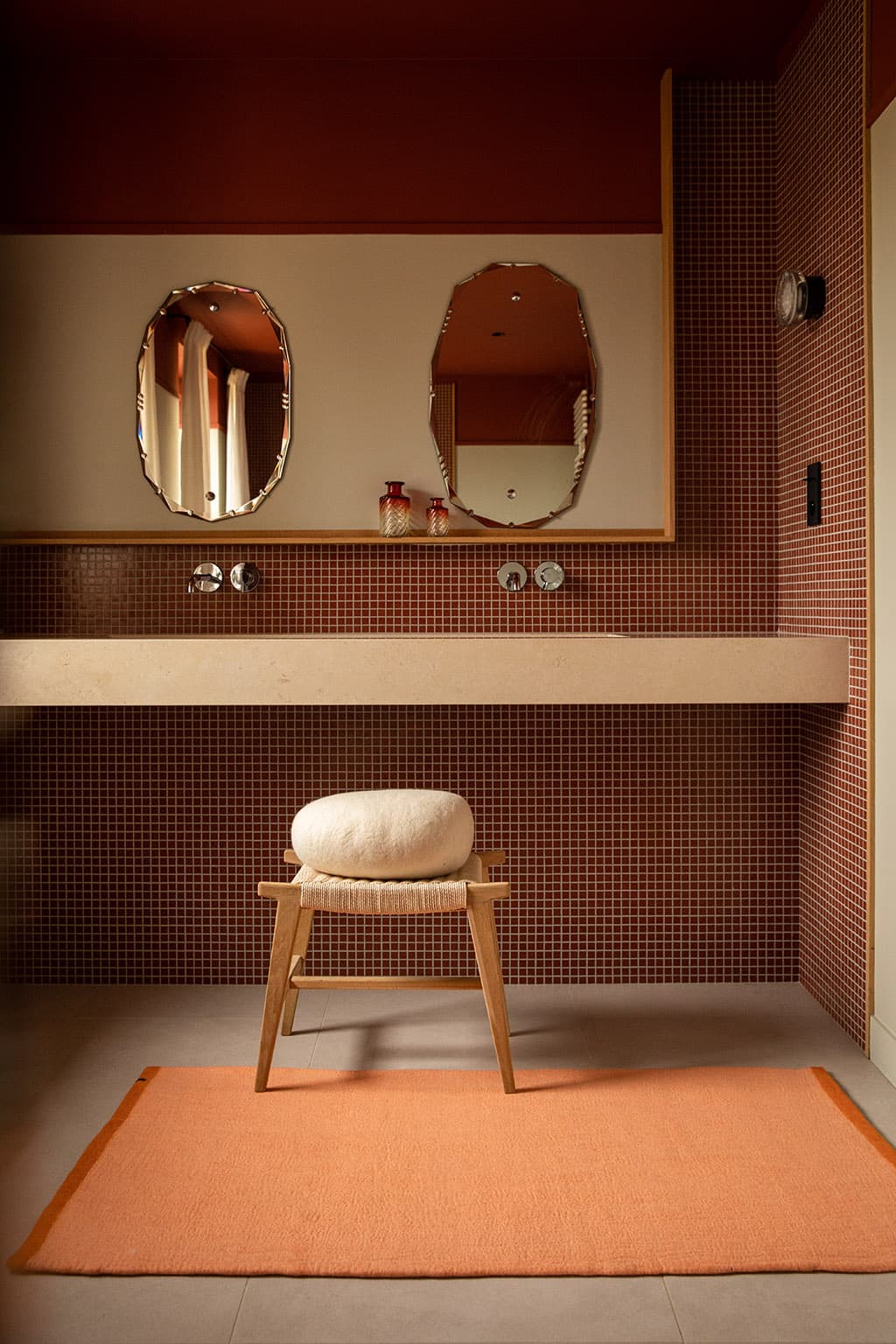Tapis Sima - Abricot - Blush