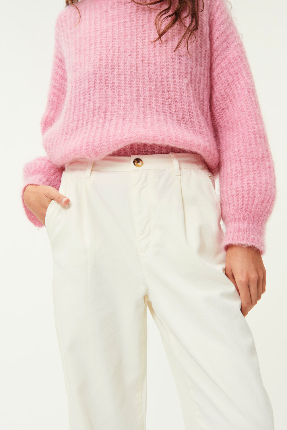 Pantalón Simeon - Crema