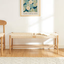 Banc Motto - Chêne Massif Et Corde