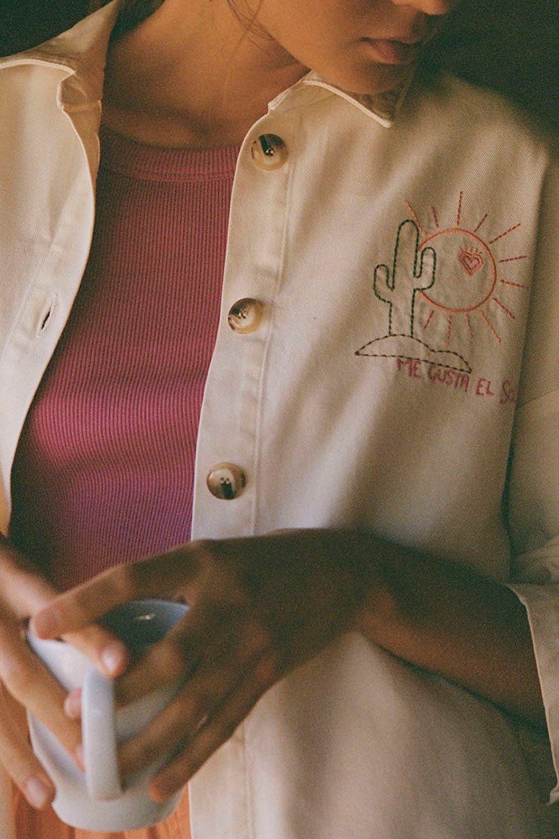Camisa Sim - Crema