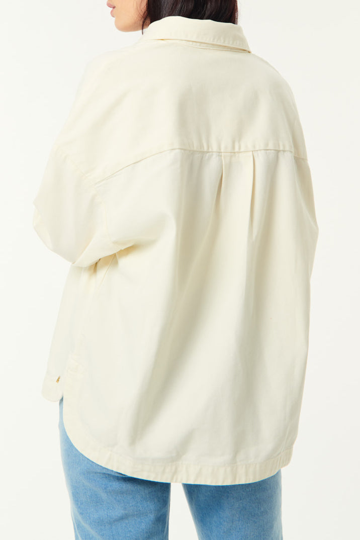Camisa Sim - Crema