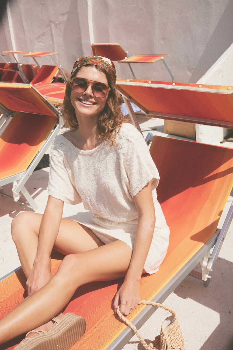 Singapore Dress - Ecru