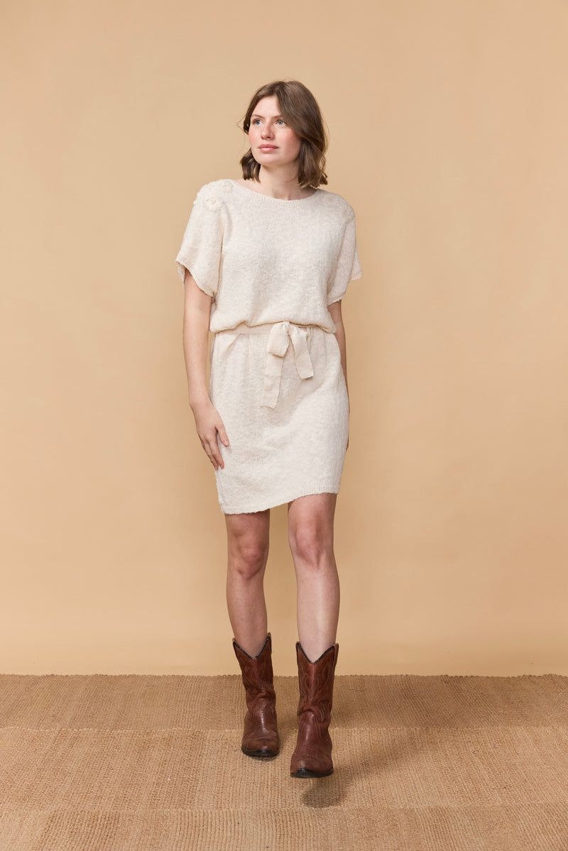 Singapore Dress - Ecru