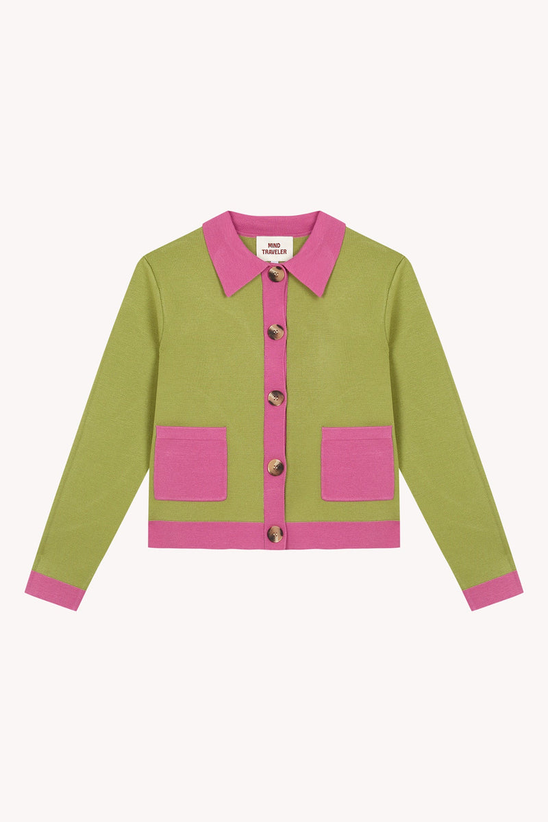 Cardigan Dahlia Vert