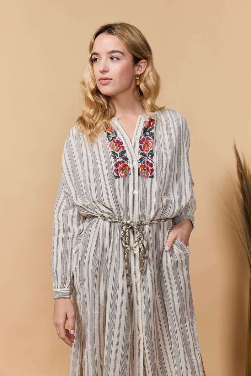 Sismik Dress - Stripe