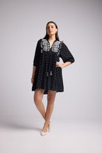 Vestido Corto - Sister Court - Negro