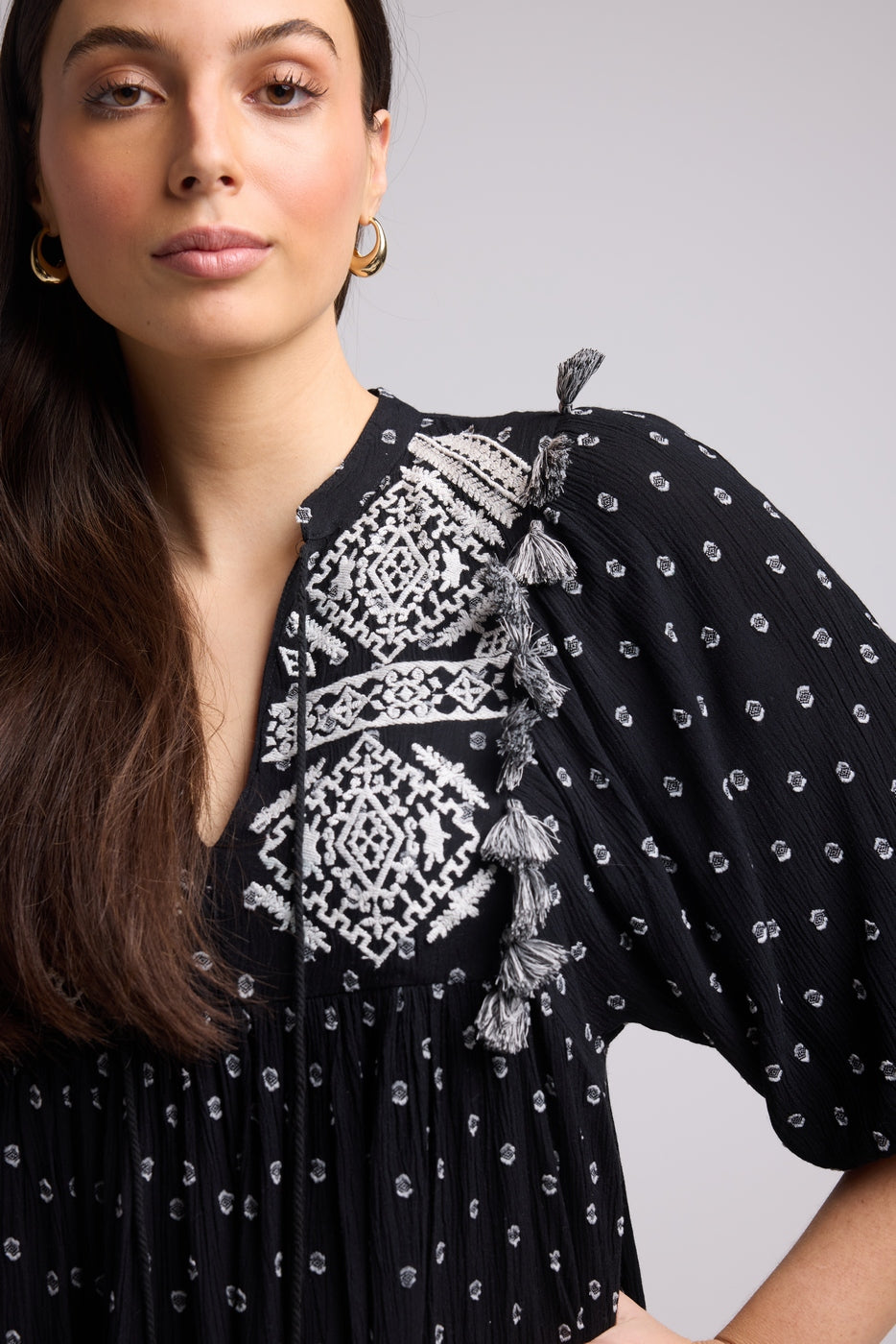 Vestido Corto - Sister Court - Negro