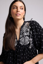 Vestido Corto - Sister Court - Negro