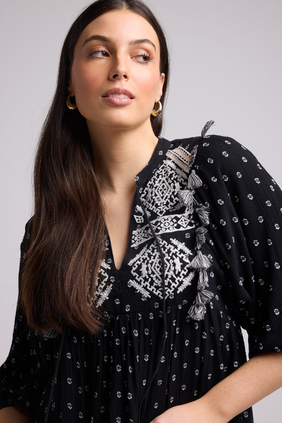 Vestido Corto - Sister Court - Negro