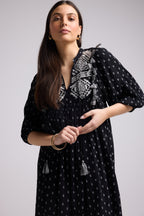 Vestido Corto - Sister Court - Negro