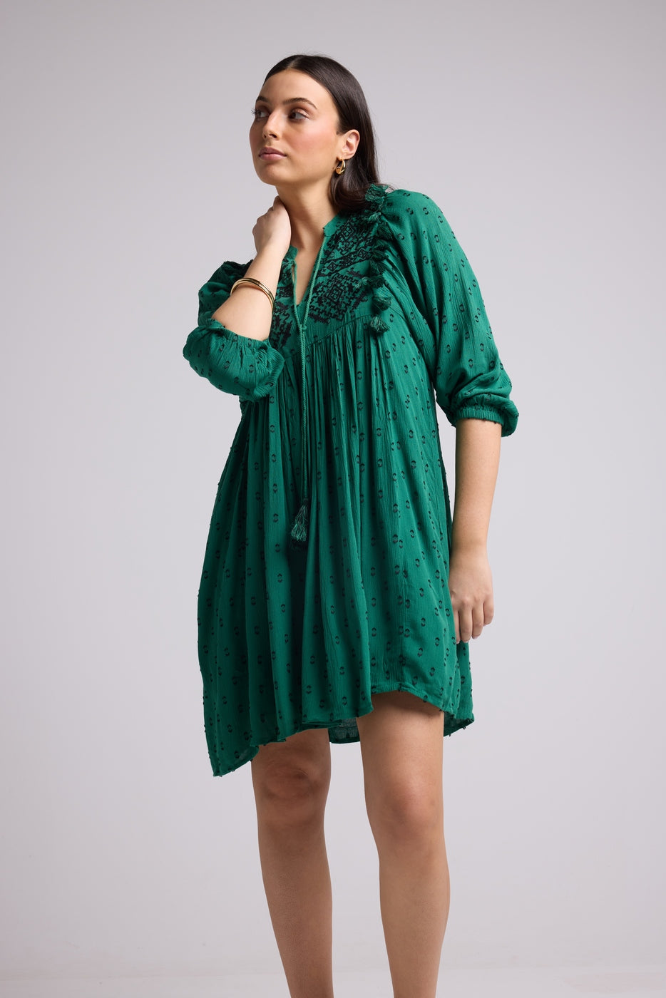Vestido Corto - Sister Court - Verde
