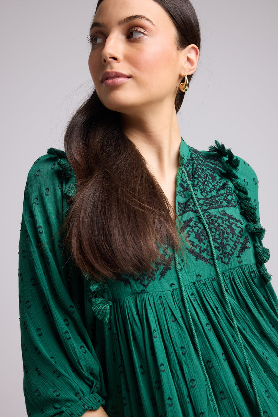 Vestido Corto - Sister Court - Verde